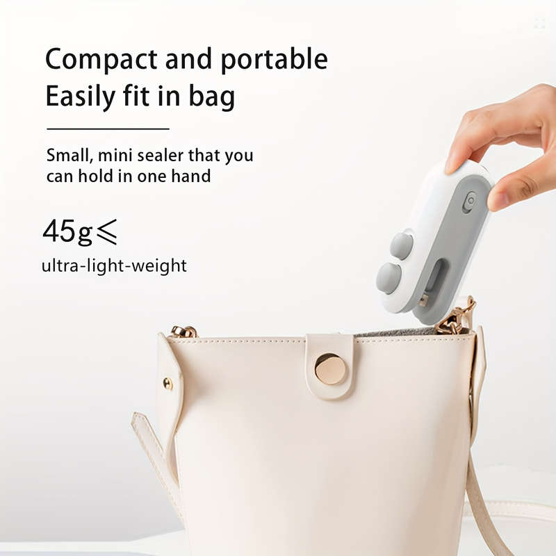 2 in 1 Rechargeable Mini Snack Bag Sealer