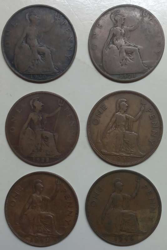 Great Britain  Old Penny lot