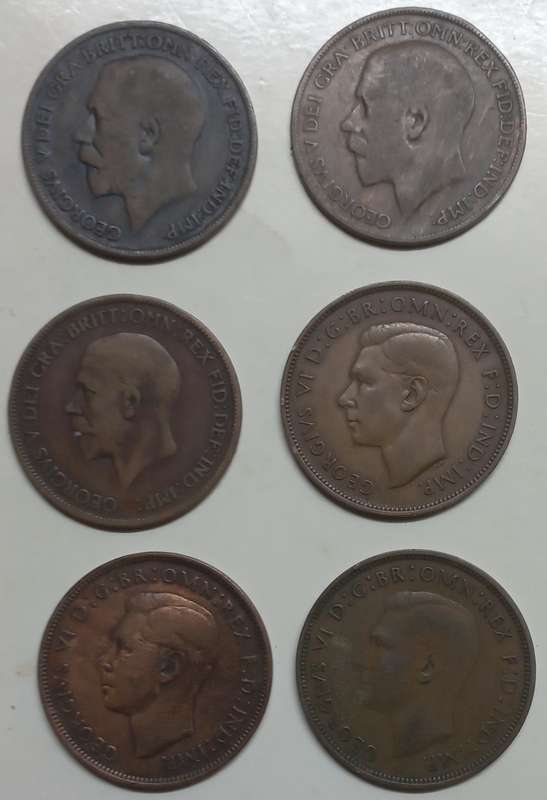 Great Britain  Old Penny lot