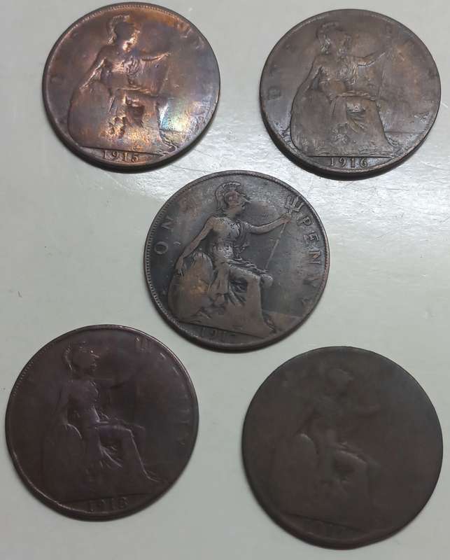 Great Britain  Old Penny lot