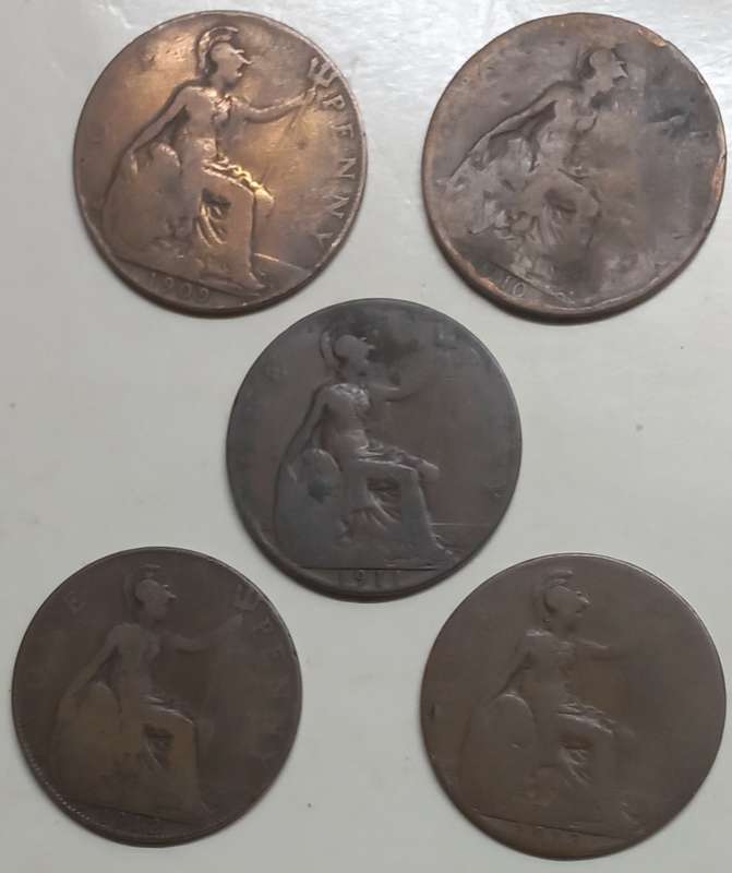 Great Britain  Old Penny lot