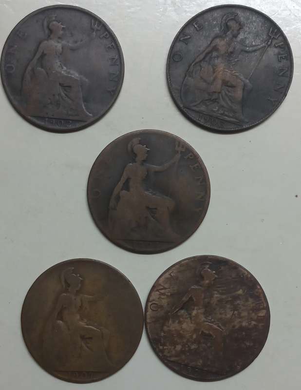 Great Britain  Old Penny lot