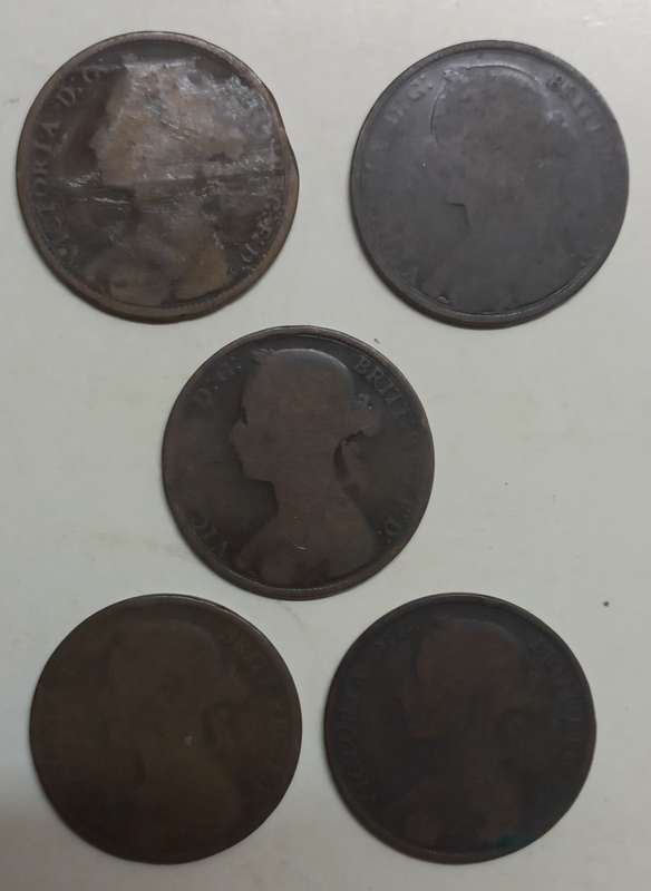 Great Britain  Old Penny lot