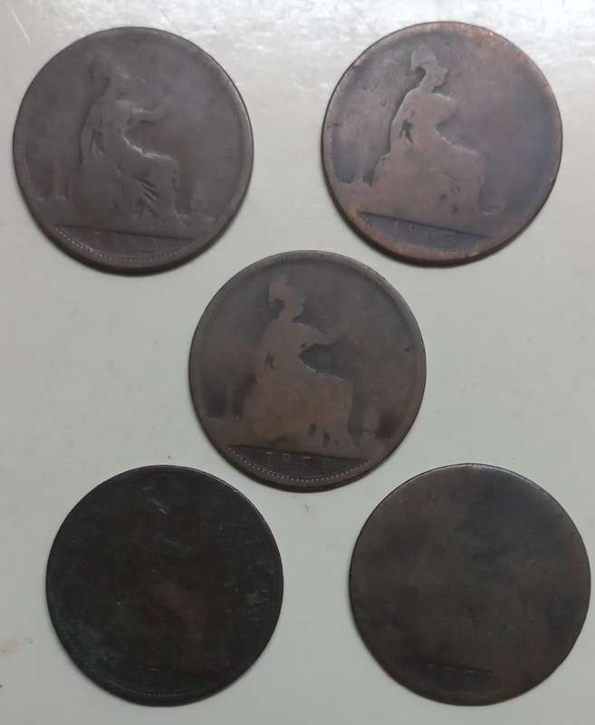 Great Britain  Old Penny lot
