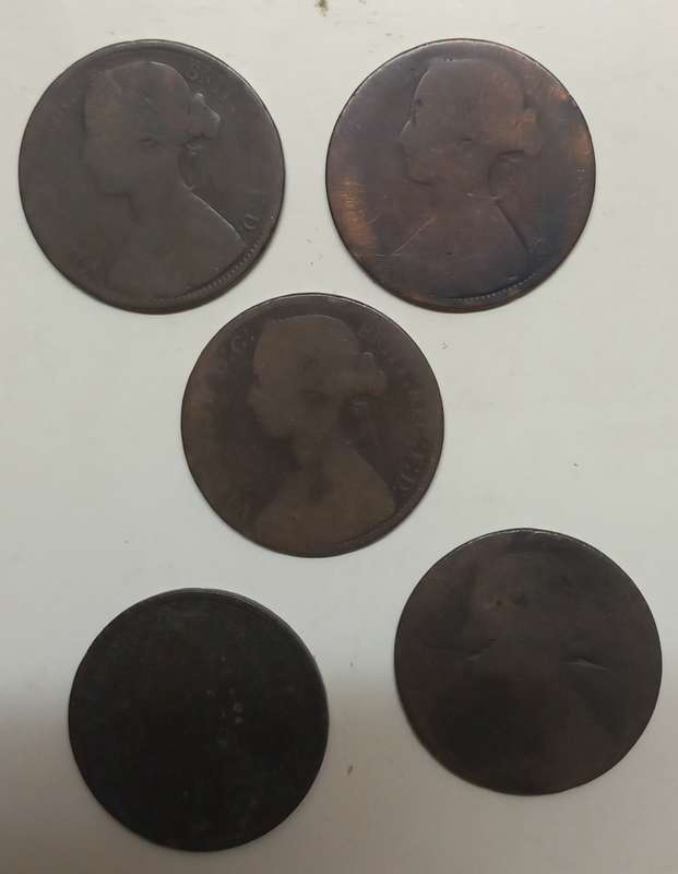 Great Britain  Old Penny lot