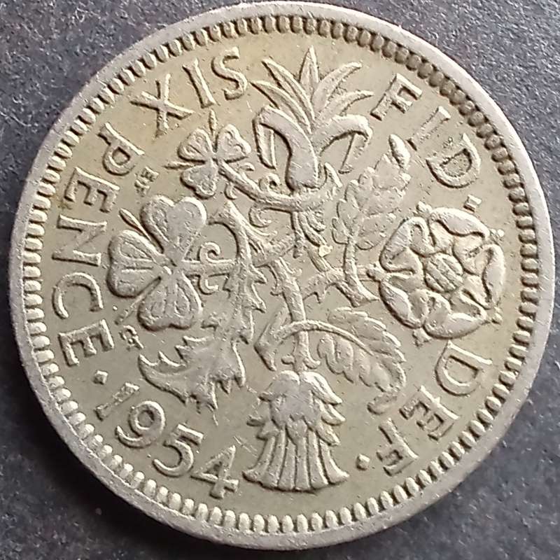 Britain 1954 6 Pence