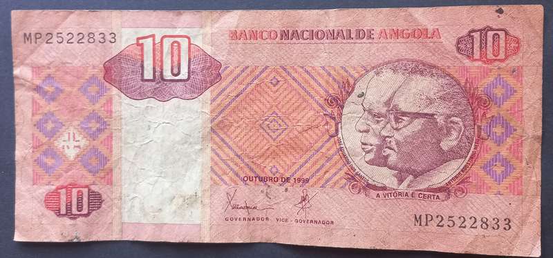 Angola 10 Kwanzas