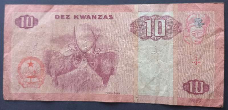 Angola 10 Kwanzas