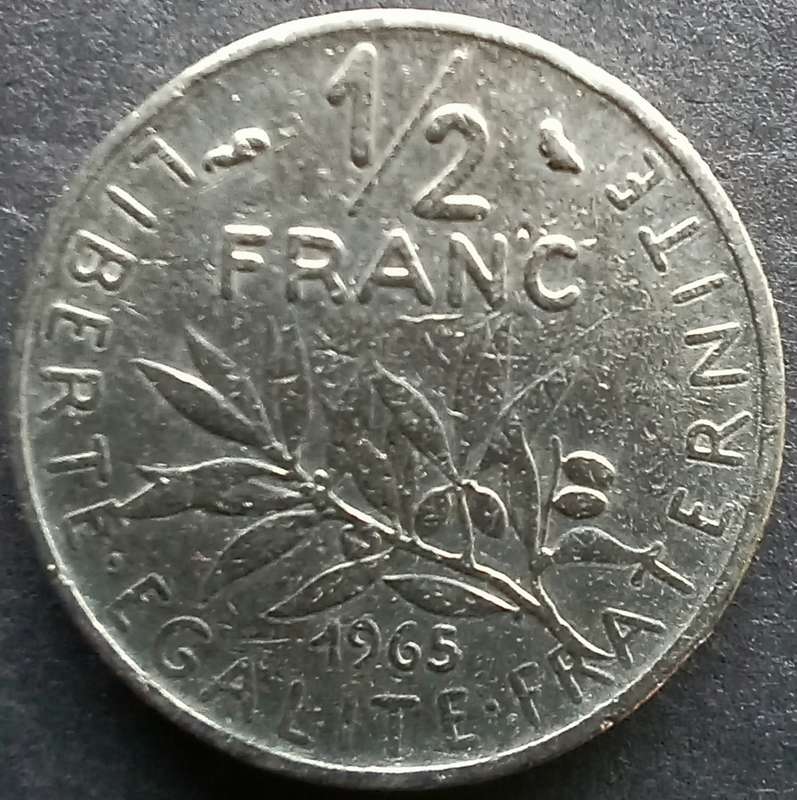 France 1965 1/2 Franc