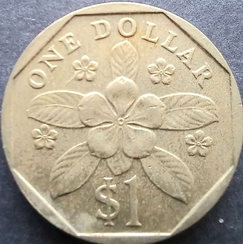 Singapore 1989 1 Dollar