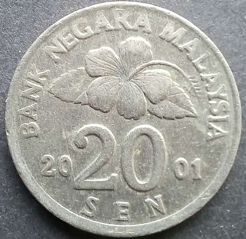 Malaysia 2001 20c