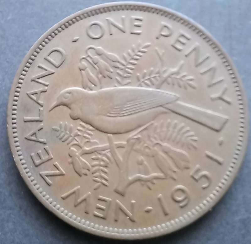 New Zealand 1951 1 Penny