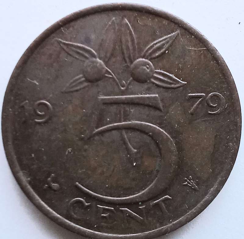 Nederland 1979 5 Cent