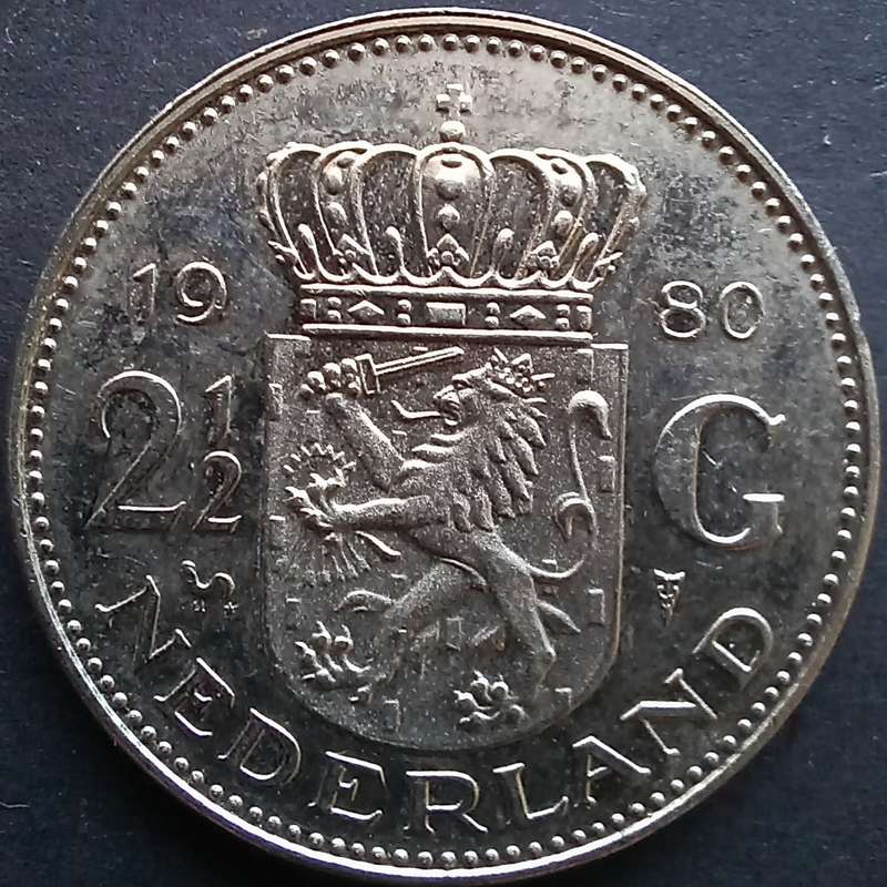 Nederland 1980 21/2 Gulden