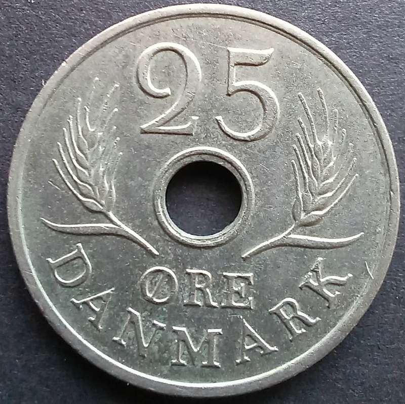 Danmark 1970 25 Ore