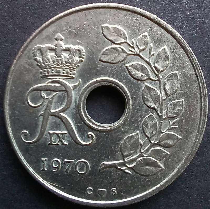 Danmark 1970 25 Ore