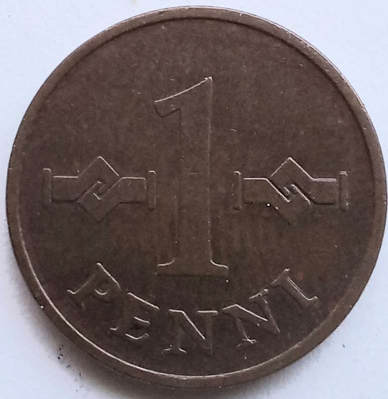 Suomen Tasavalta 1969 1 Penni