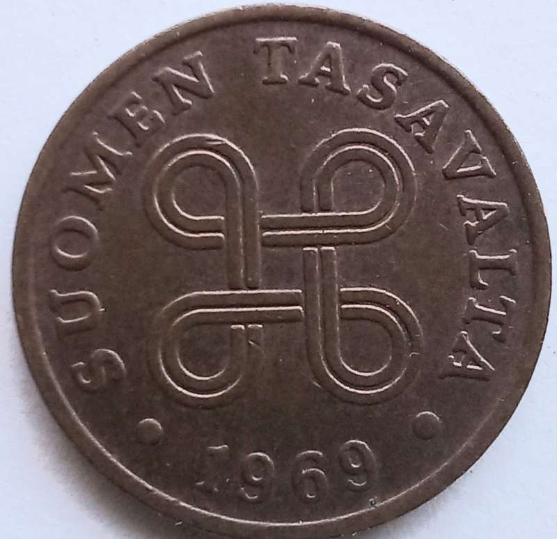 Suomen Tasavalta 1969 1 Penni