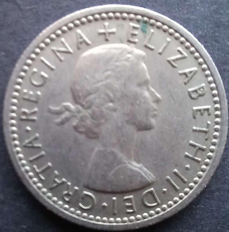 Great Britain 1960 Sixpence
