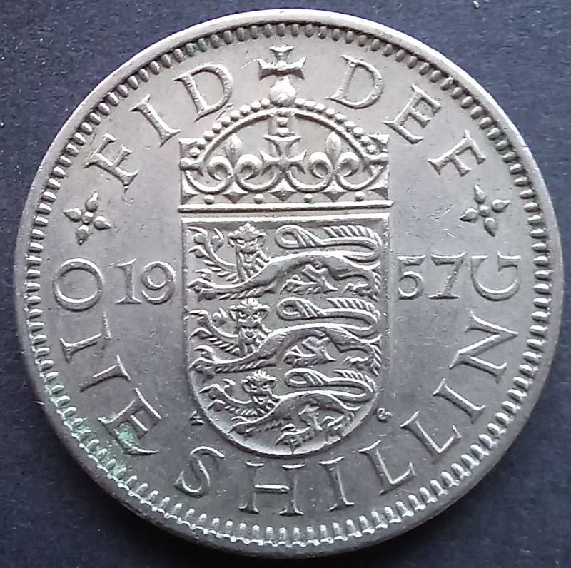 Great Britain 1957 Shilling
