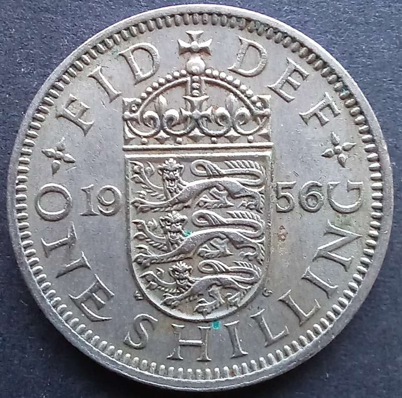 Great Britain 1956 Shilling