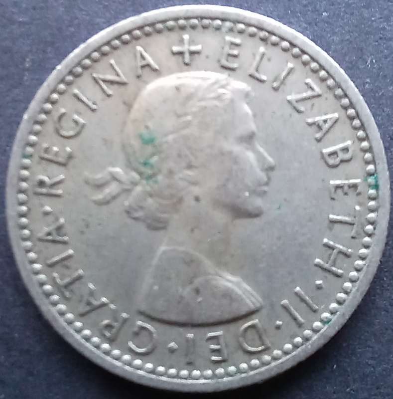 Great Britain 1956 Sixpence