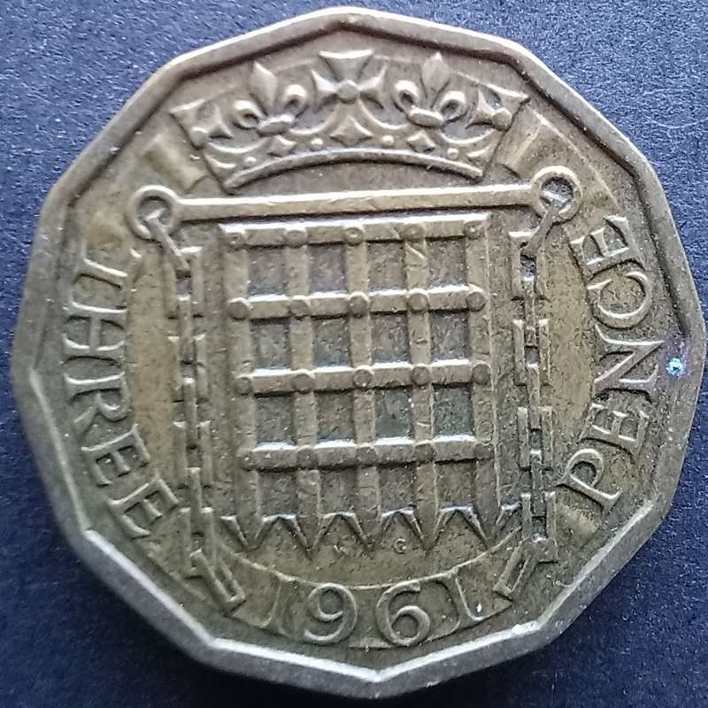 Great Britain 1961 Three Pence