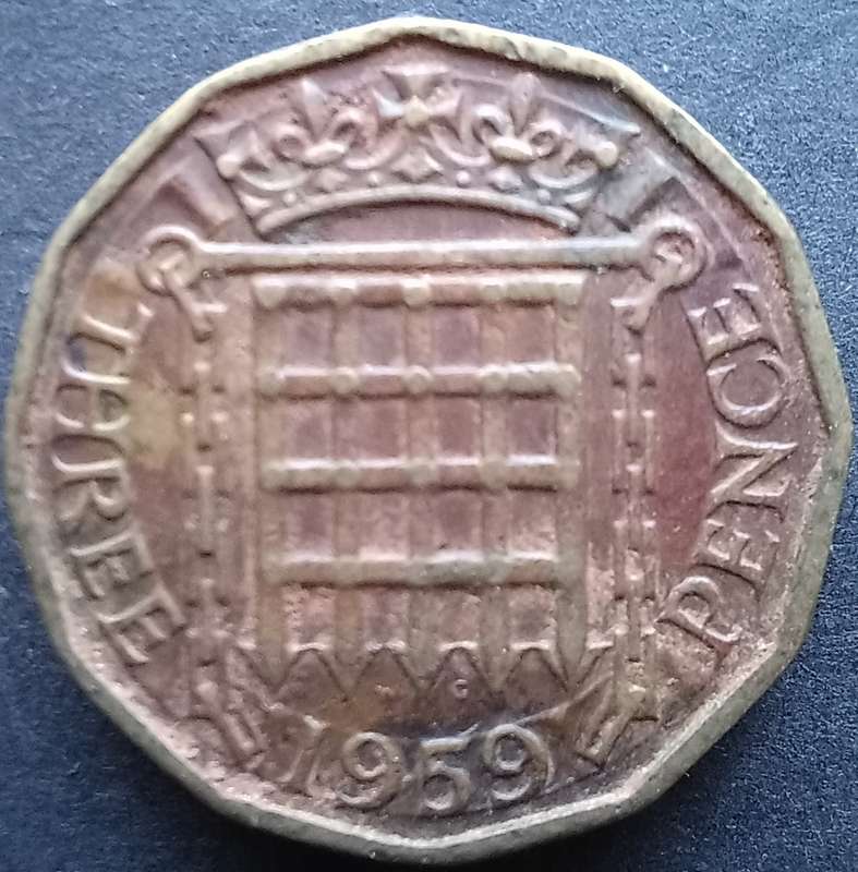Great Britain 1959 Three Pence