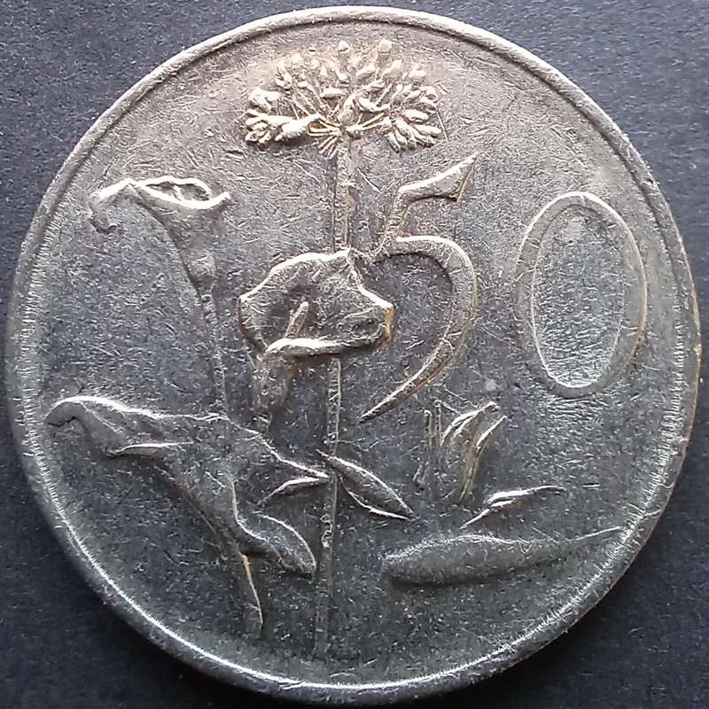 RSA 50 cent 1986