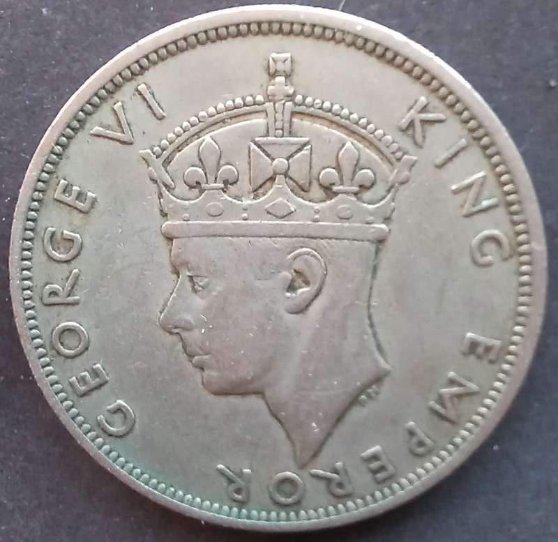 Southern Rhodesia 1947  Half Crown