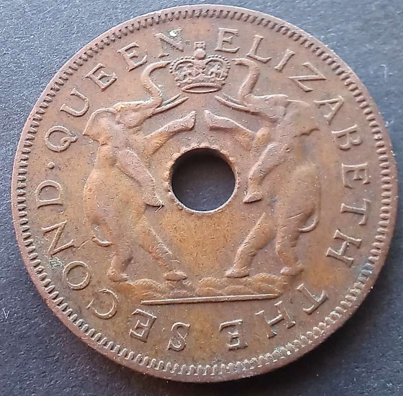 Rhodesia & Nyasaland 1956 1 Penny