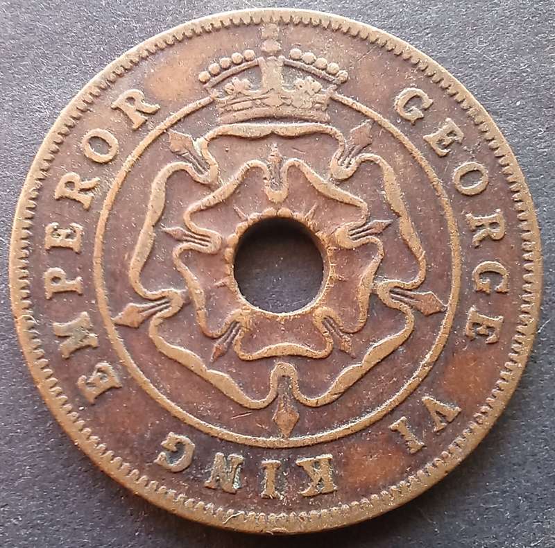 Southern Rhodesia 1942 1 penny