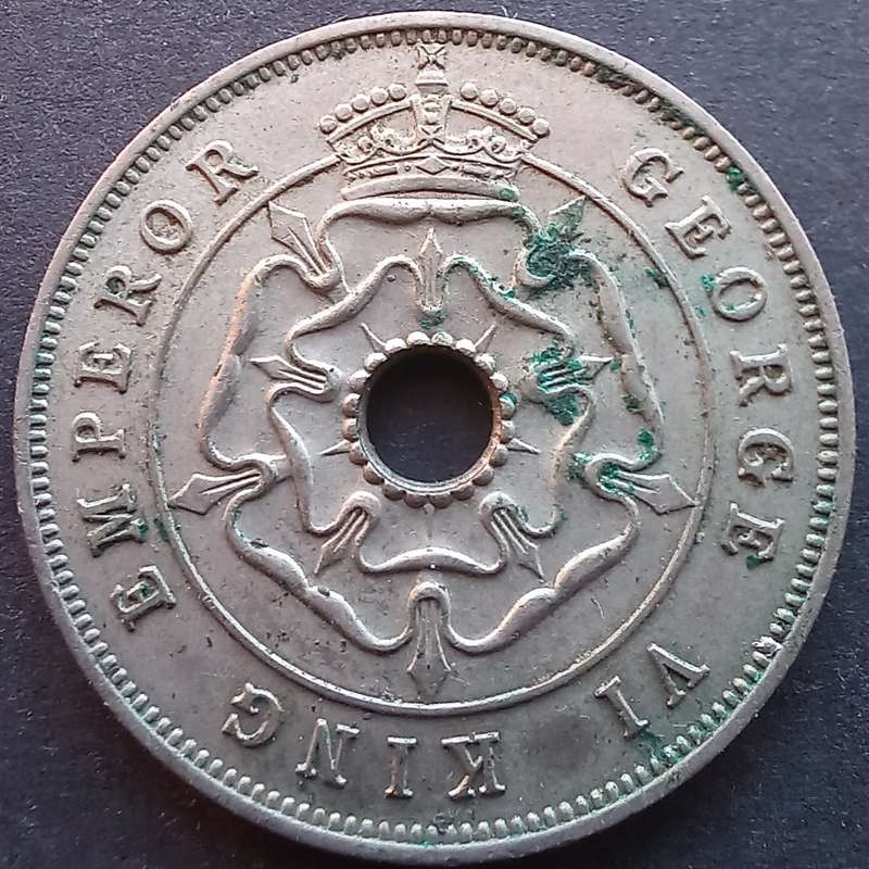 Southern Rhodesia 1937 nickel 1 penny