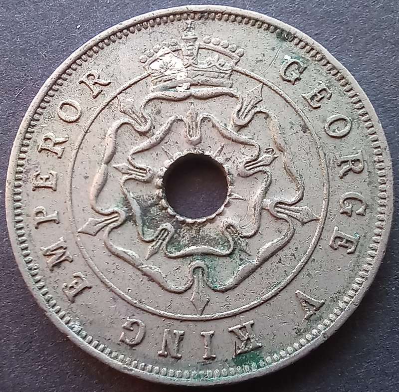 Southern Rhodesia 1934 Nickel 1 penny