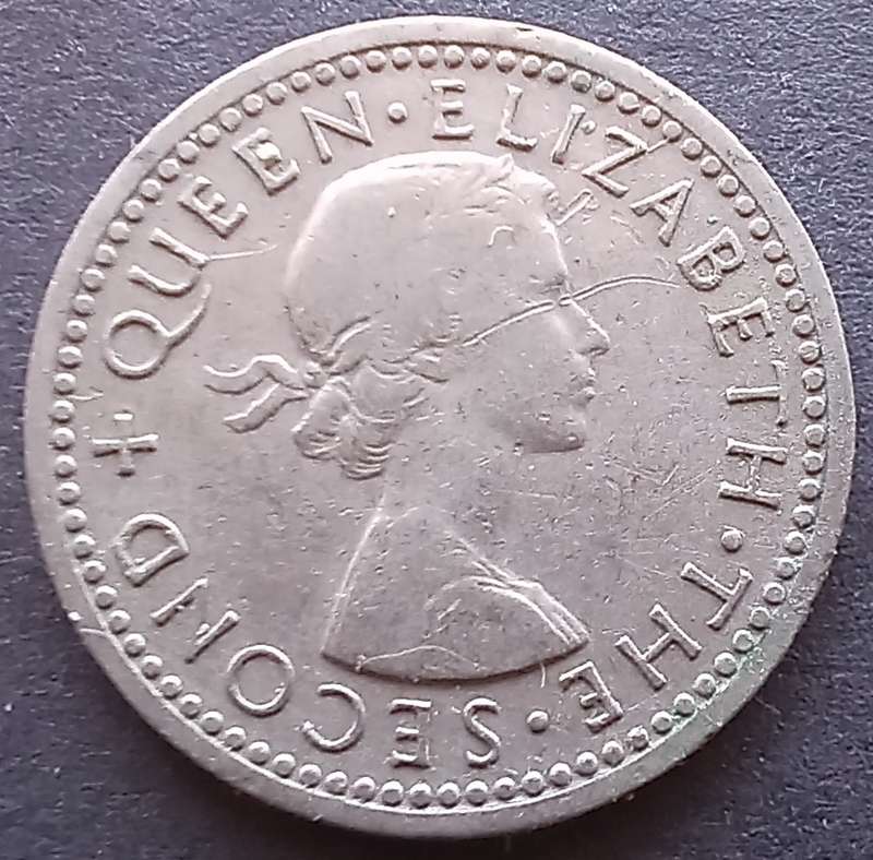 Rhodesia & Nyasaland 1957 Three pence