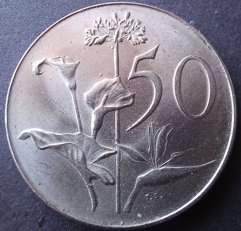 RSA 50 cent 1968 Afr