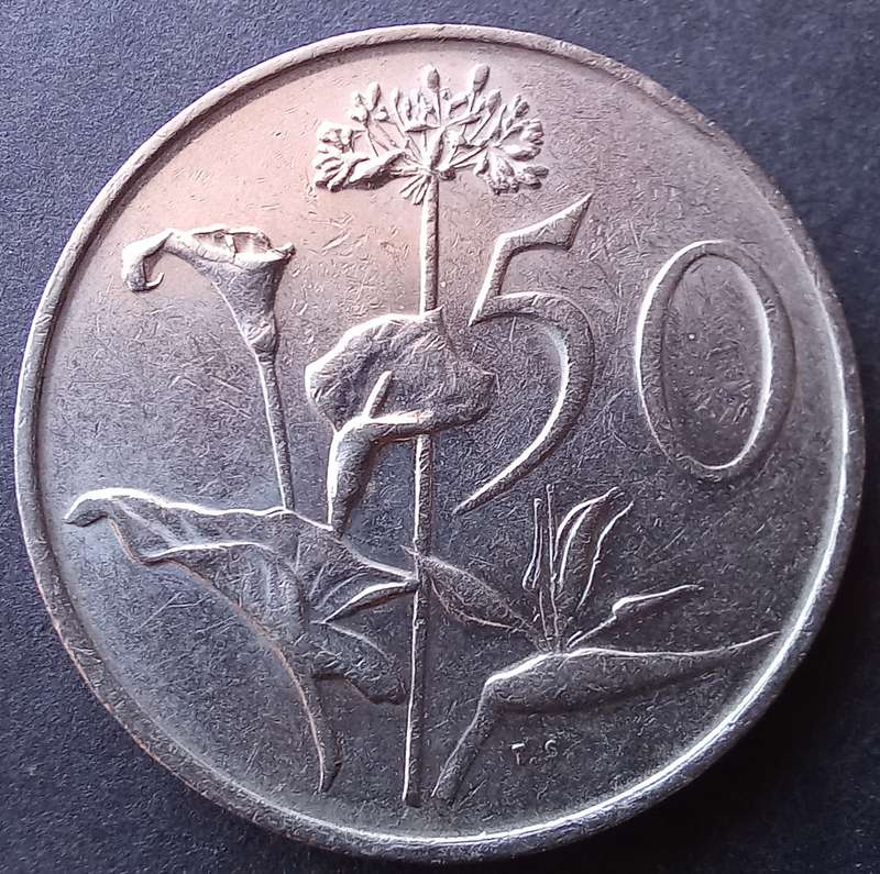 RSA 50 cent 1985