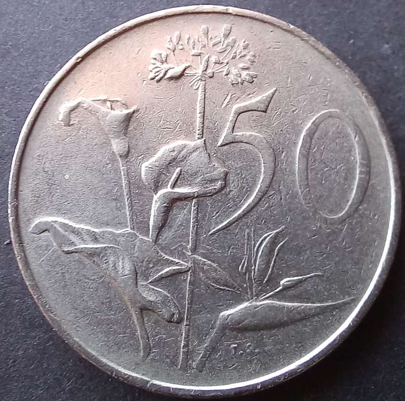 RSA 50 cent 1972