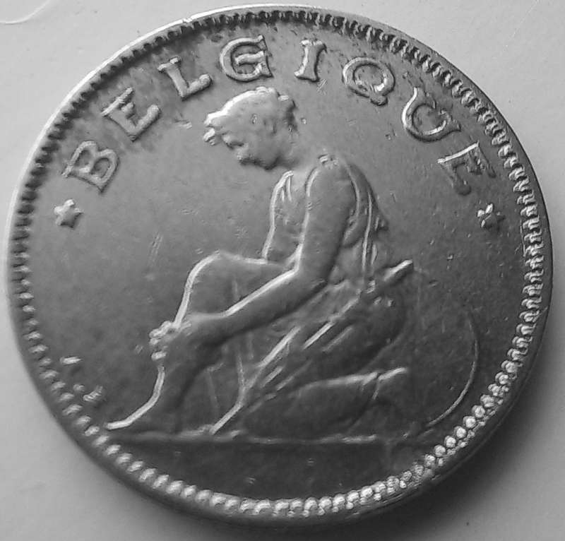 Belguim 1933 50 Centime