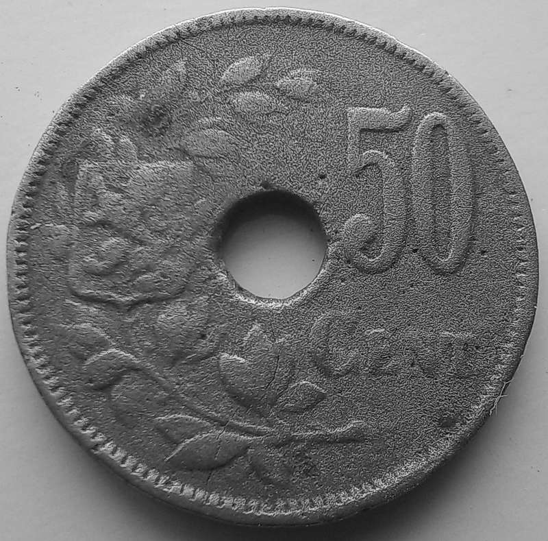 Belguim 1918 50 Cent