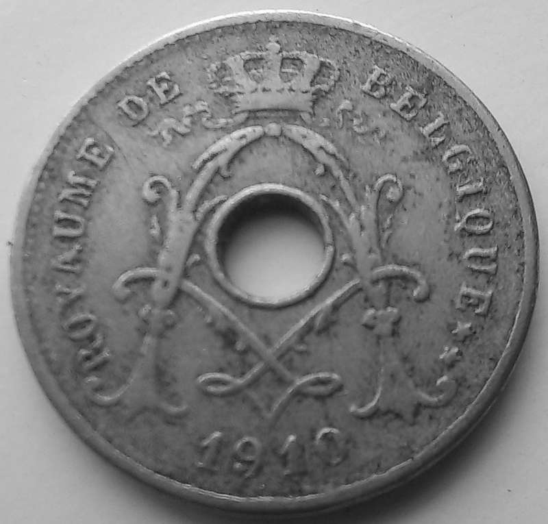 Belguim 1910 5 Cent