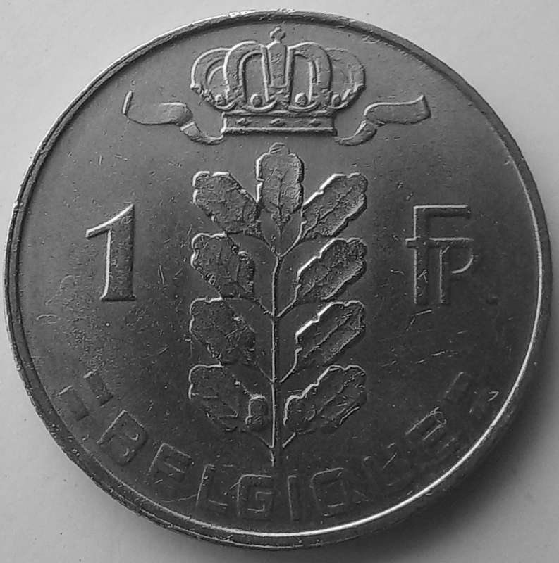 Belguim 1969 1 Franc