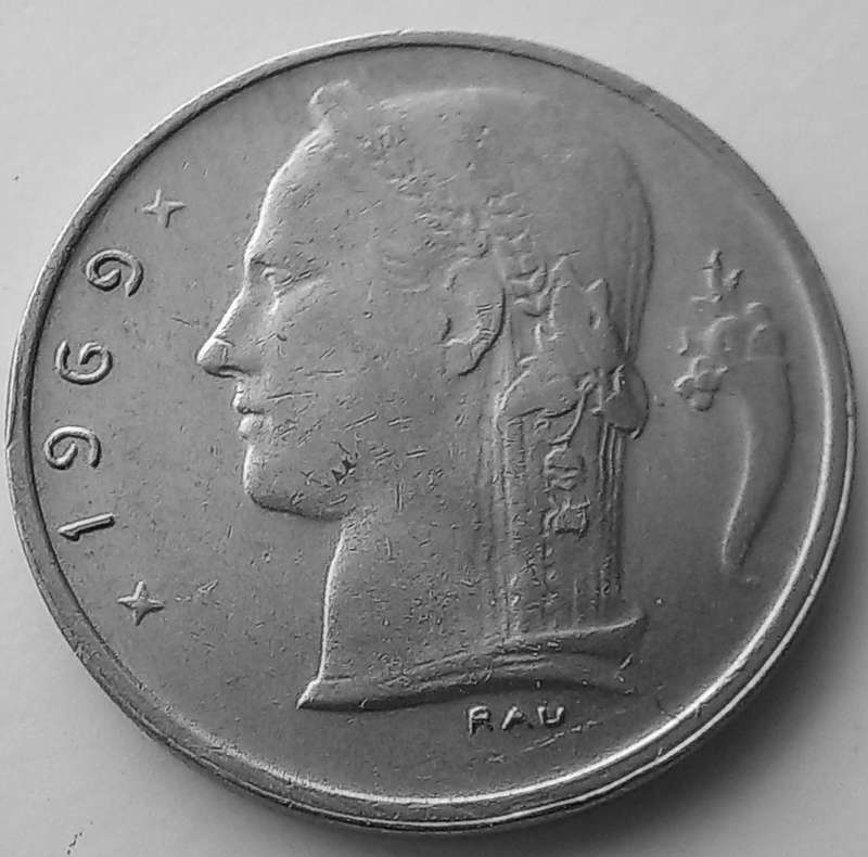 Belguim 1969 1 Franc