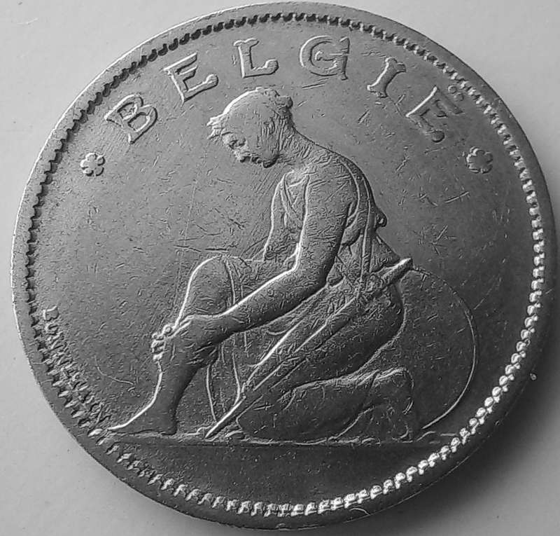 Belguim 1934 1 Franc