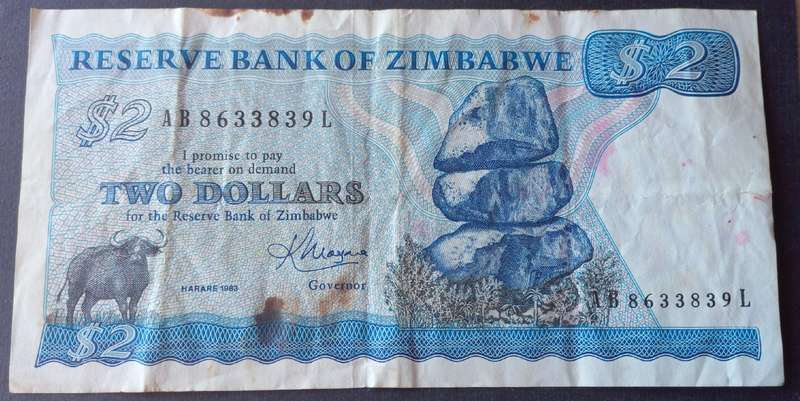 Zimbabwe 2 Dollar