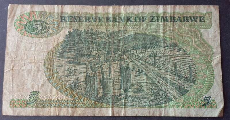 Zimbabwe 5 Dollar