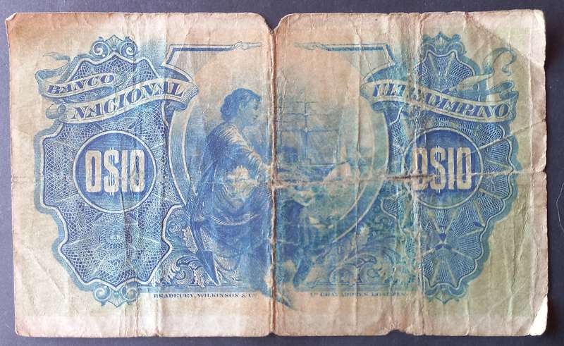 Mozambique 10 Centavos 1914