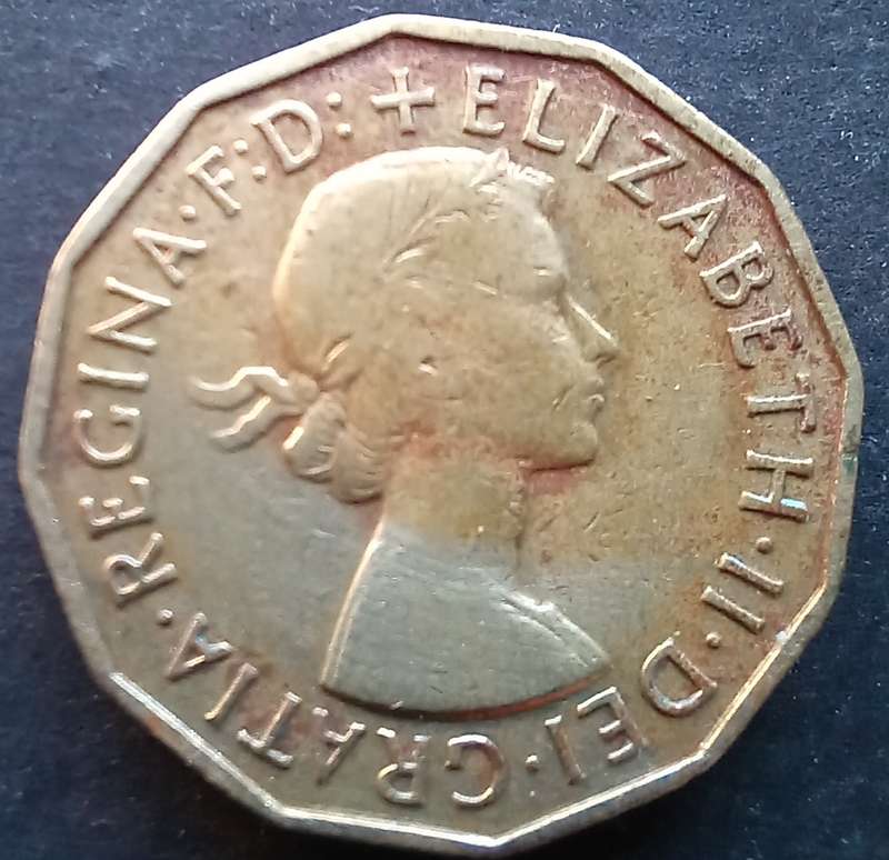 Great Britain 1956 Three Pence