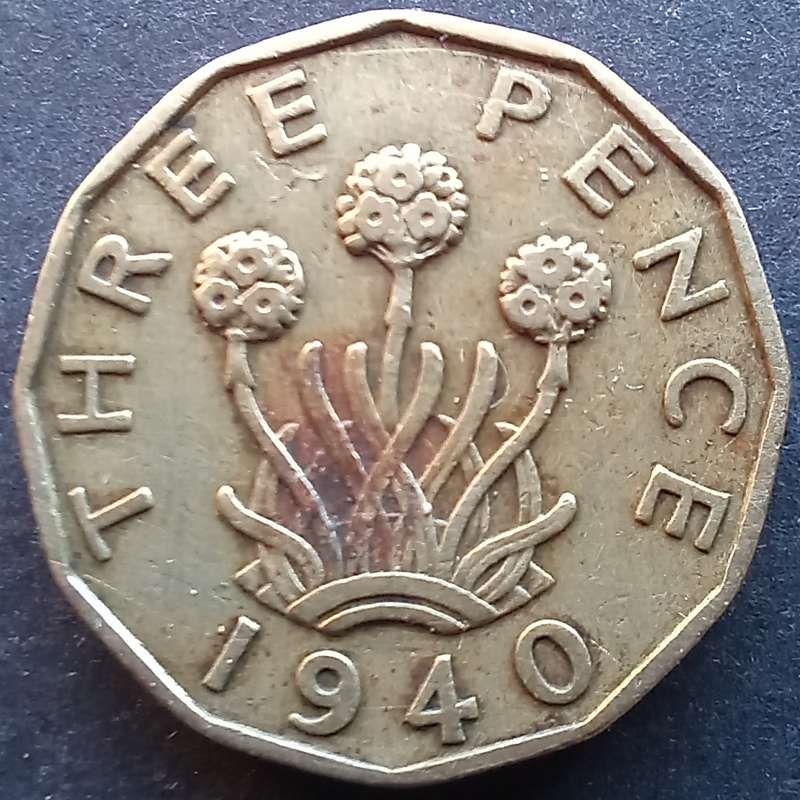 Great Britain 1940 Three Pence