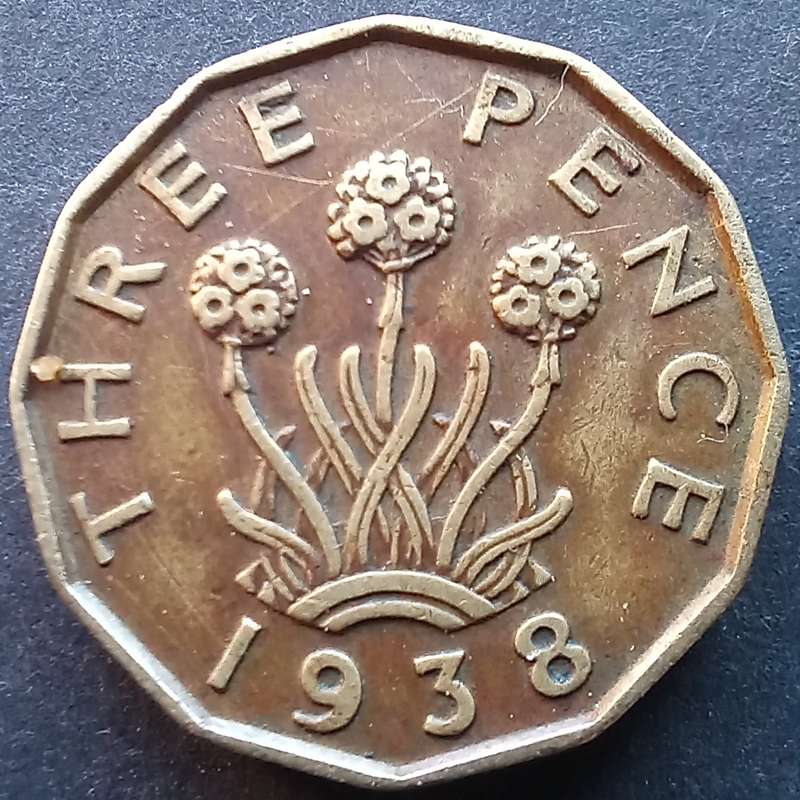 Great Britain 1938 Three Pence